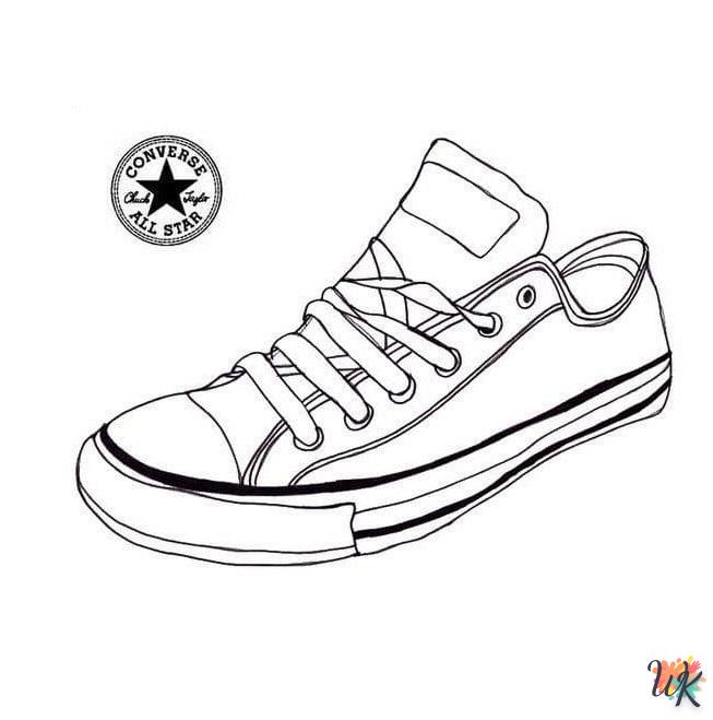 Dibujos para Colorear Zapatillas 32