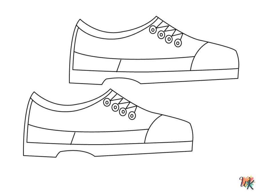 Dibujos para Colorear Zapatillas 39