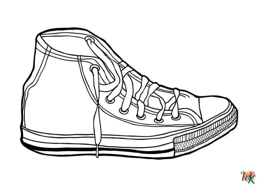 Dibujos para Colorear Zapatillas 48