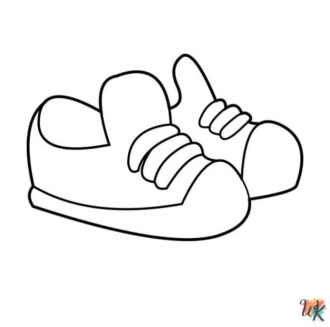 Dibujos para Colorear Zapatillas 53