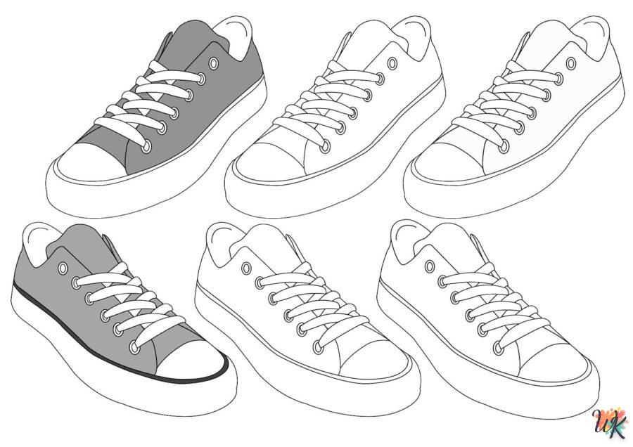 Dibujos para Colorear Zapatillas 68
