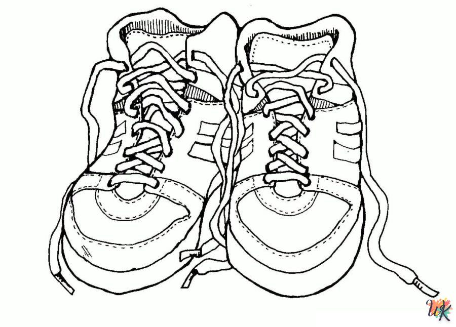 Dibujos para Colorear Zapatillas 70