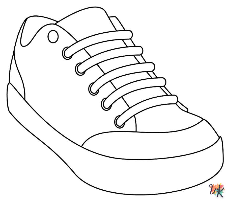 Dibujos para Colorear Zapatillas 75