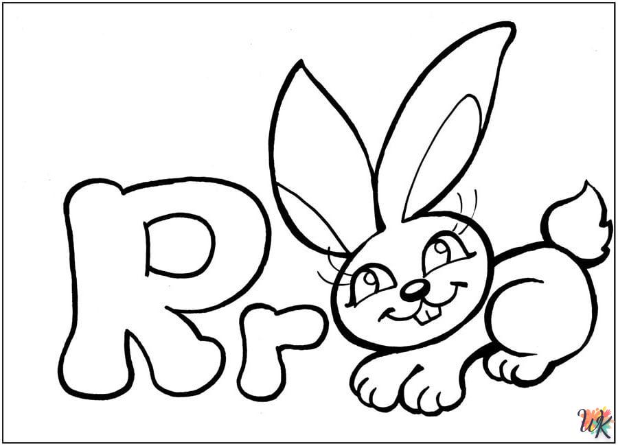 Dibujos para Colorear lettering 29