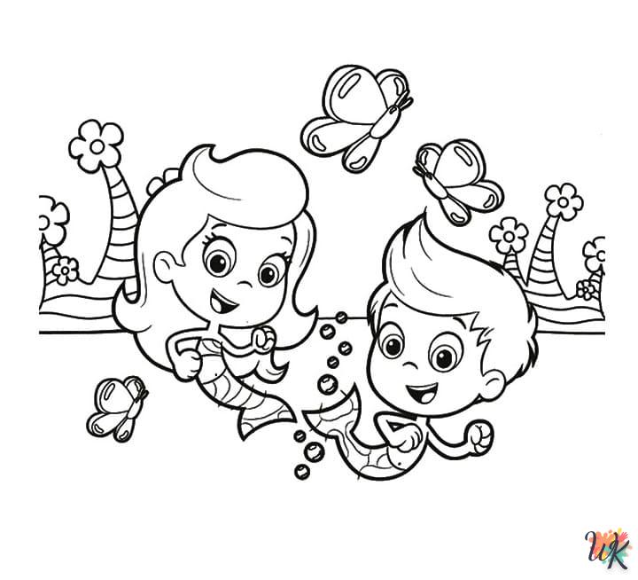 Dibujos para Colorear Bubble Guppies 12