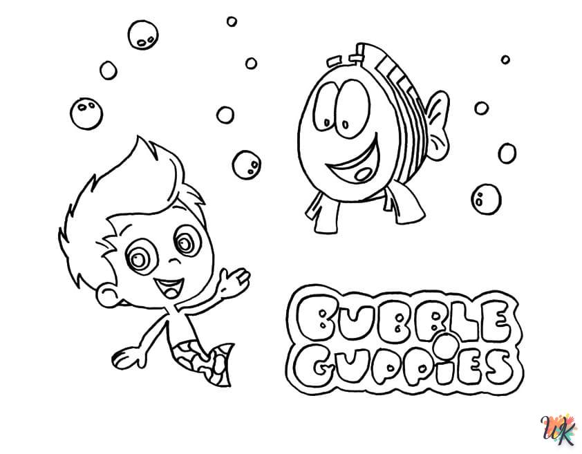 Dibujos para Colorear Bubble Guppies 18