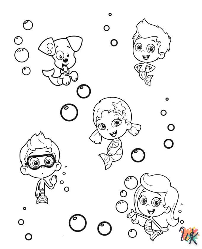 Dibujos para Colorear Bubble Guppies 19