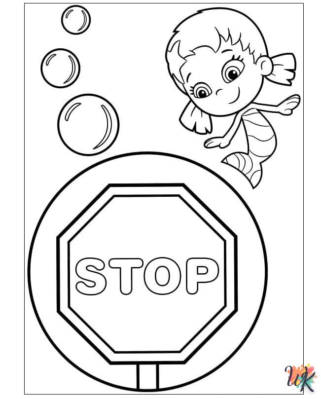 Dibujos para Colorear Bubble Guppies 20