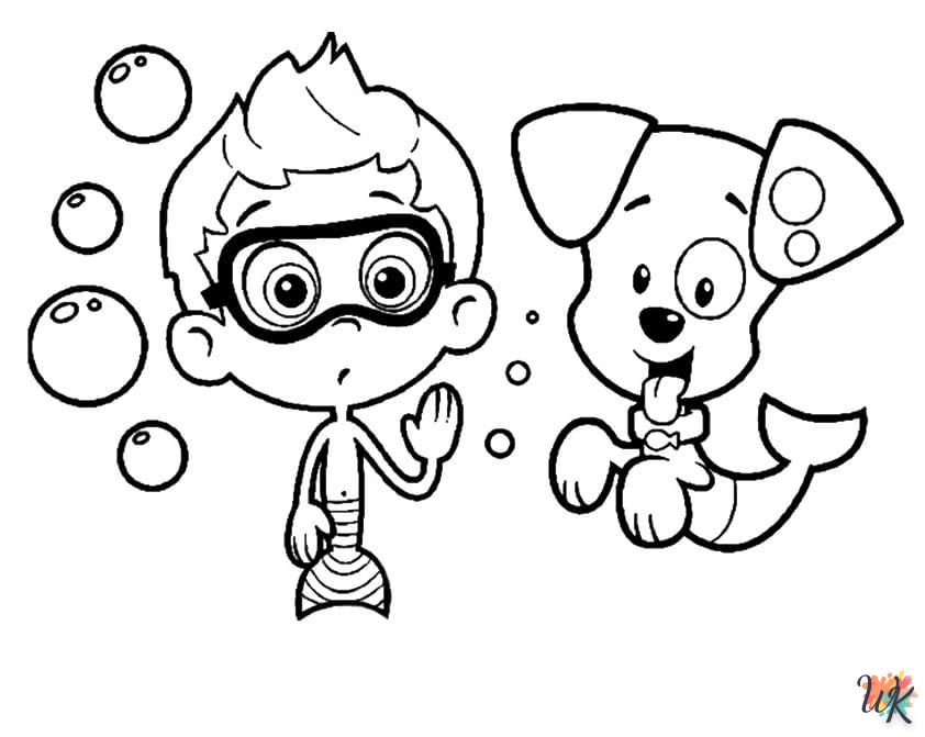 Dibujos para Colorear Bubble Guppies 21