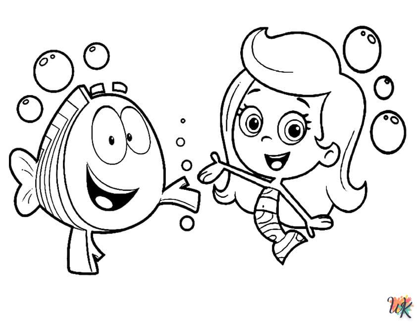 Dibujos para Colorear Bubble Guppies 26