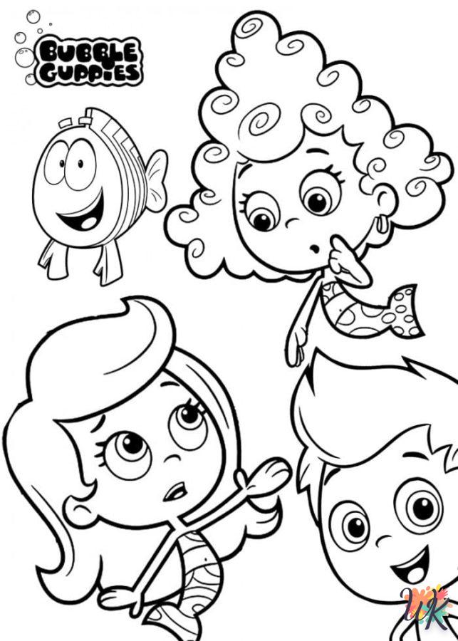 Dibujos para Colorear Bubble Guppies 34