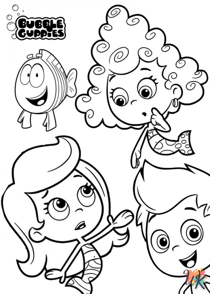 Dibujos para Colorear Bubble Guppies 40