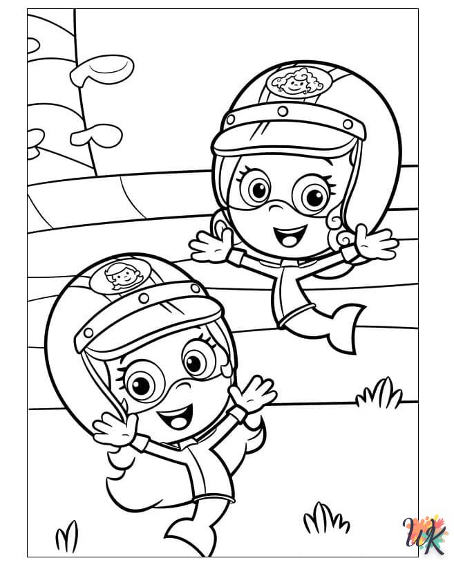Dibujos para Colorear Bubble Guppies 48