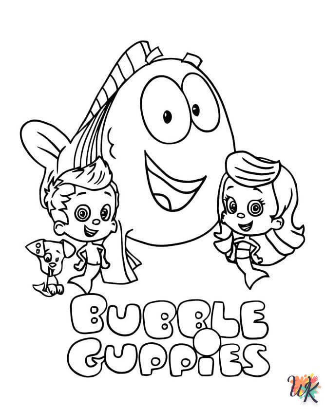 Dibujos para Colorear Bubble Guppies 58