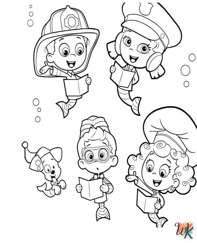 Dibujos para Colorear Bubble Guppies 6