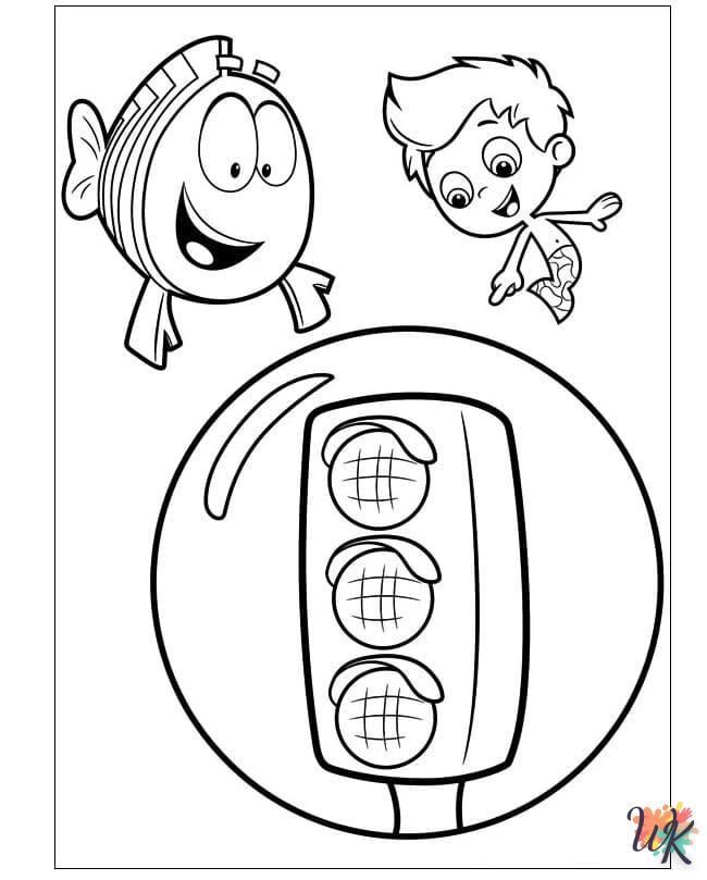 Dibujos para Colorear Bubble Guppies 68