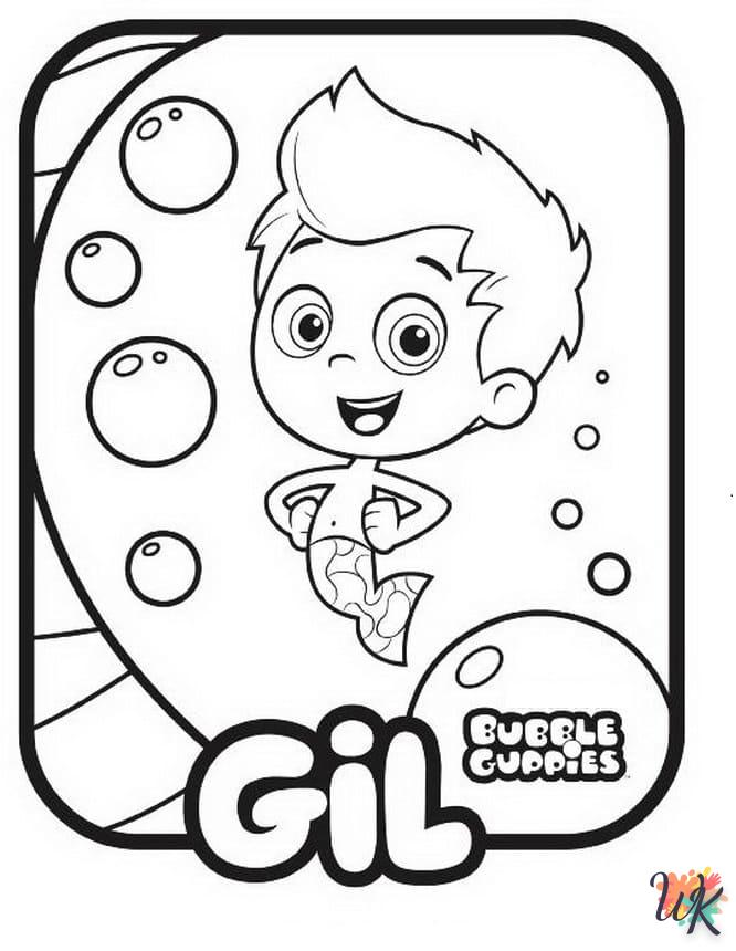 Dibujos para Colorear Bubble Guppies 8