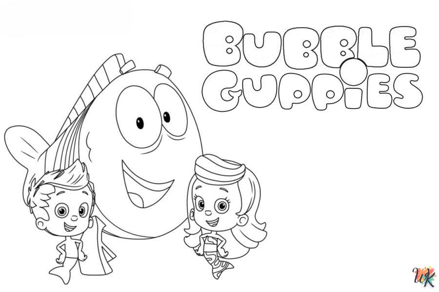 Dibujos para Colorear Bubble Guppies 80