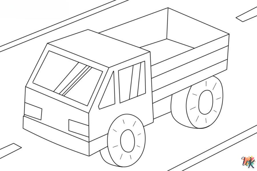 Dibujos para Colorear Camiones 2