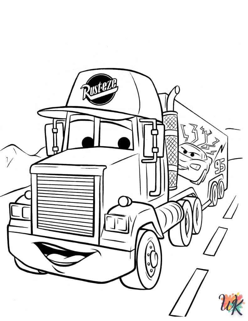 Dibujos para Colorear Camiones 31