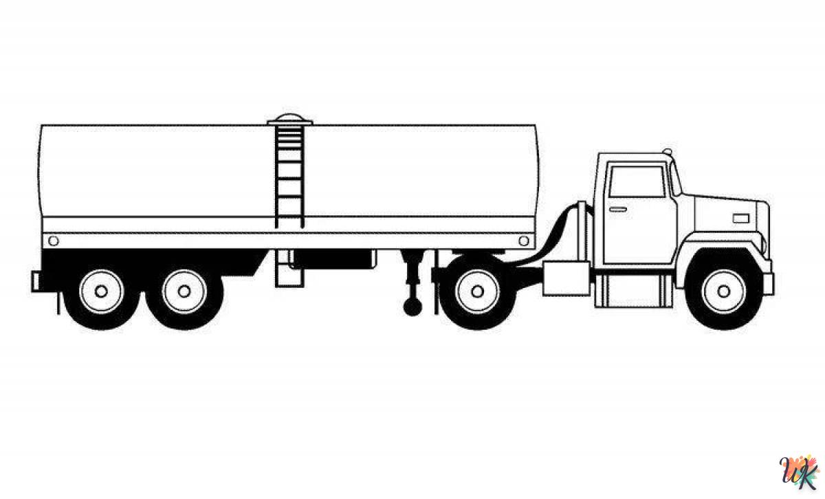 Dibujos para Colorear Camiones 47