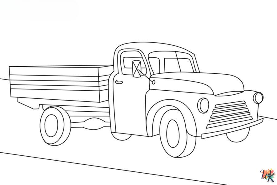 Dibujos para Colorear Camiones 5