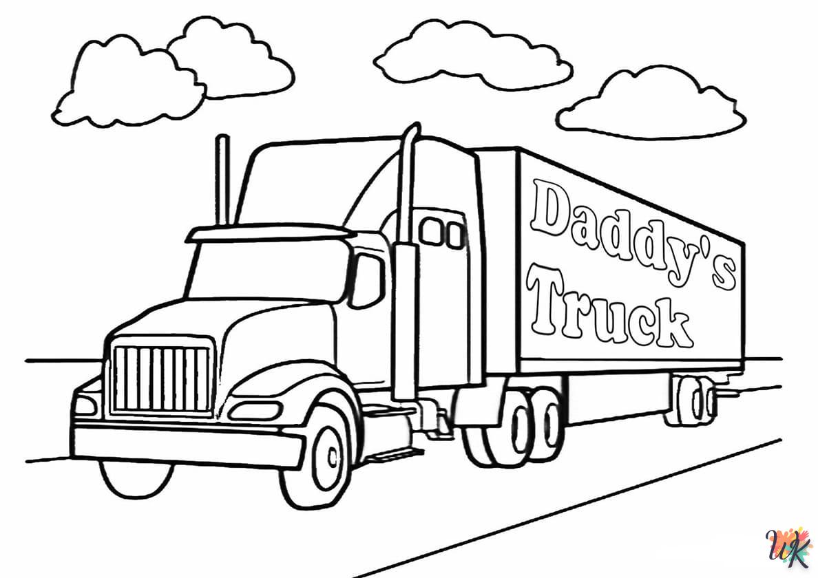 Dibujos para Colorear Camiones 51