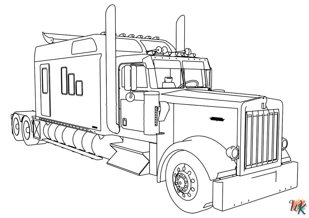 Dibujos para Colorear Camiones 55