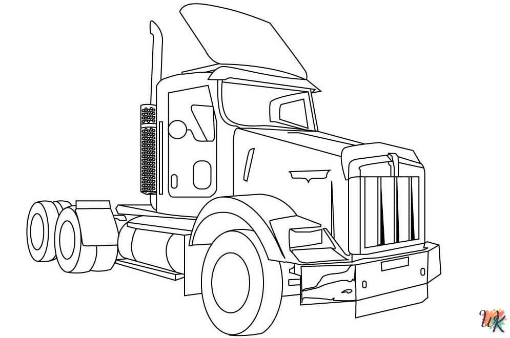 Dibujos para Colorear Camiones 59