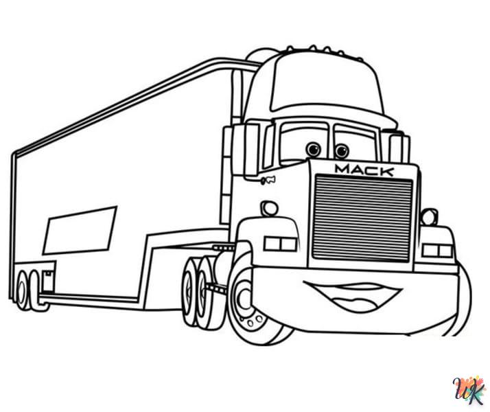 Dibujos para Colorear Camiones 64