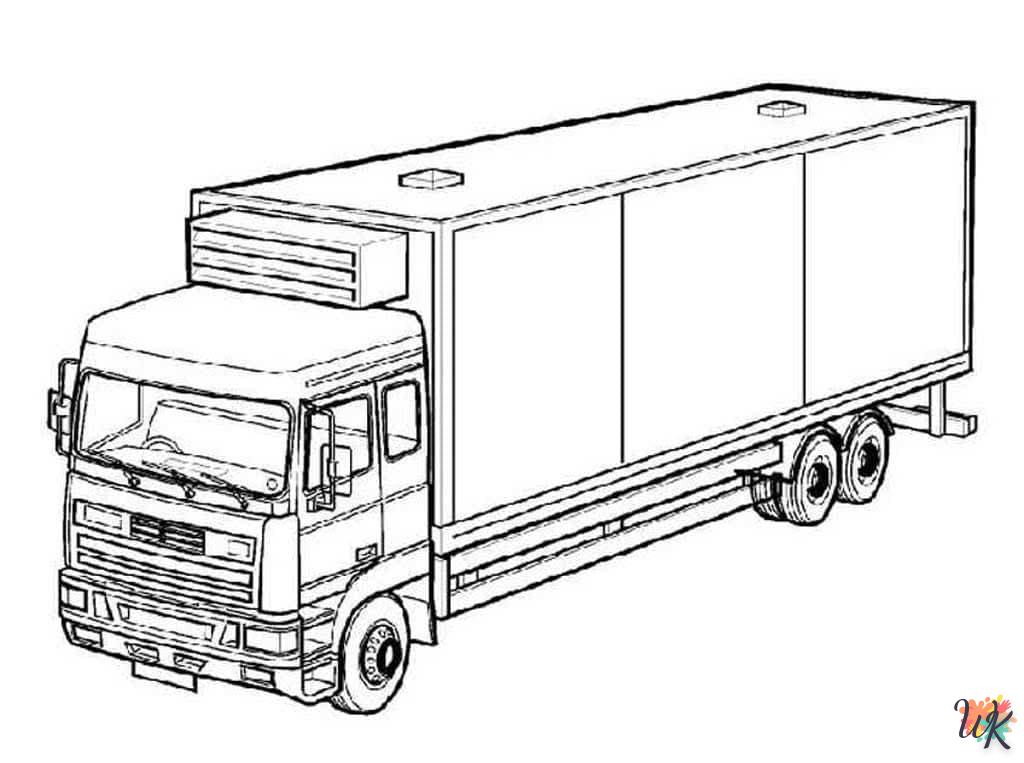Dibujos para Colorear Camiones 65