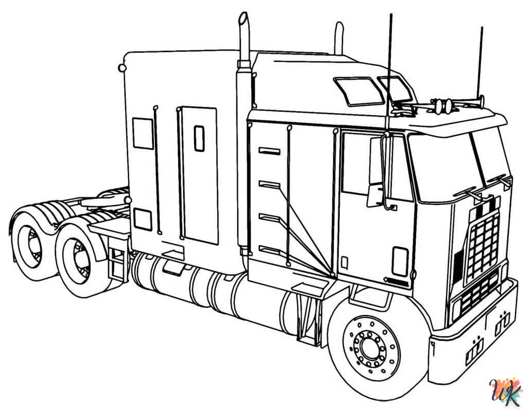Dibujos para Colorear Camiones 75