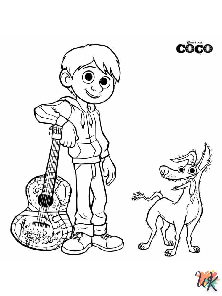 Dibujos para Colorear Coco 31