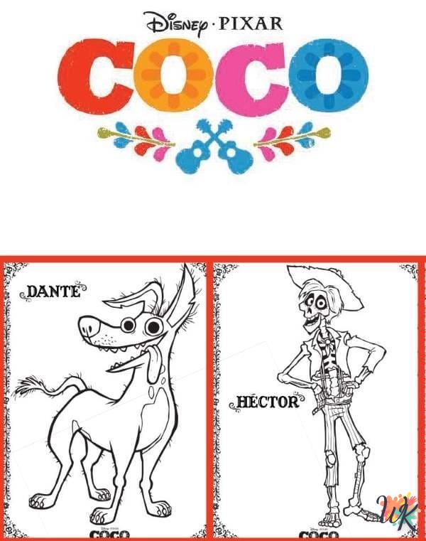 Dibujos para Colorear Coco 81