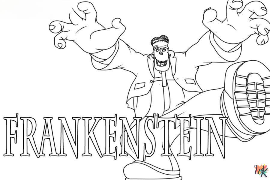 Dibujos para Colorear Frankenstein 102