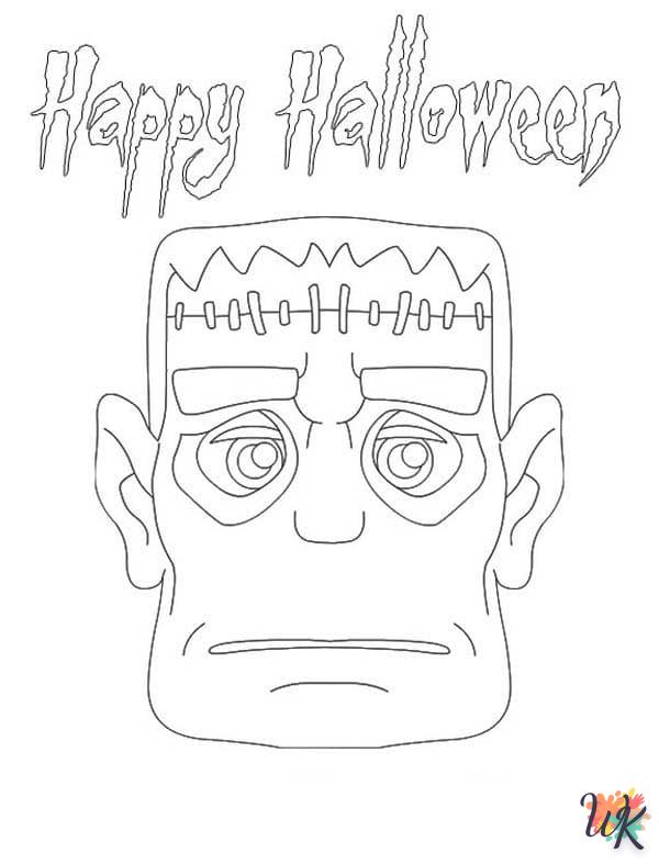 Dibujos para Colorear Frankenstein 20