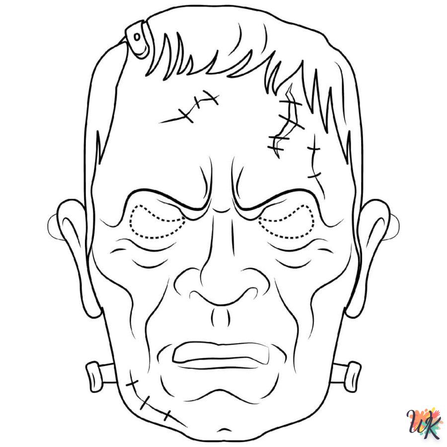 Dibujos para Colorear Frankenstein 26