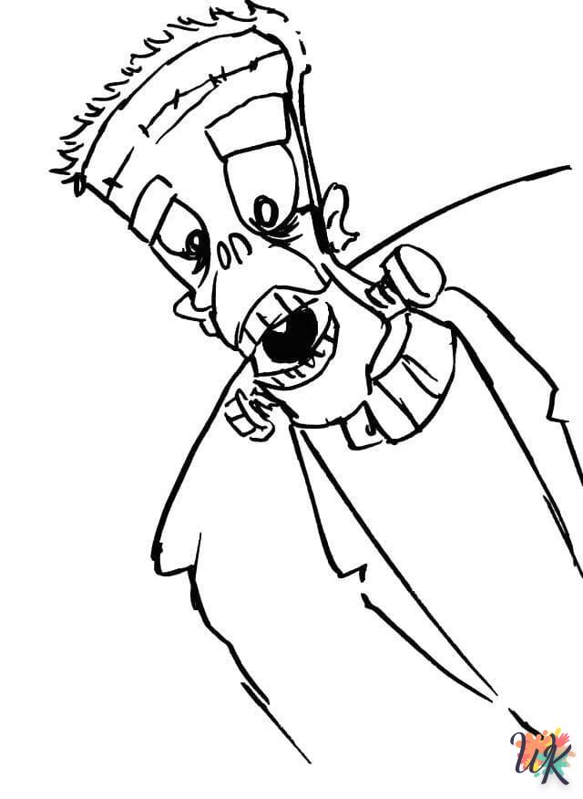 Dibujos para Colorear Frankenstein 27