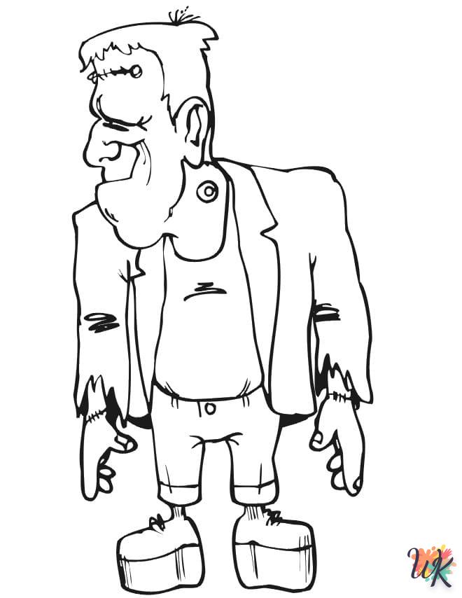 Dibujos para Colorear Frankenstein 30