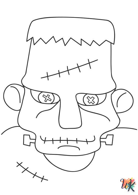 Dibujos para Colorear Frankenstein 39