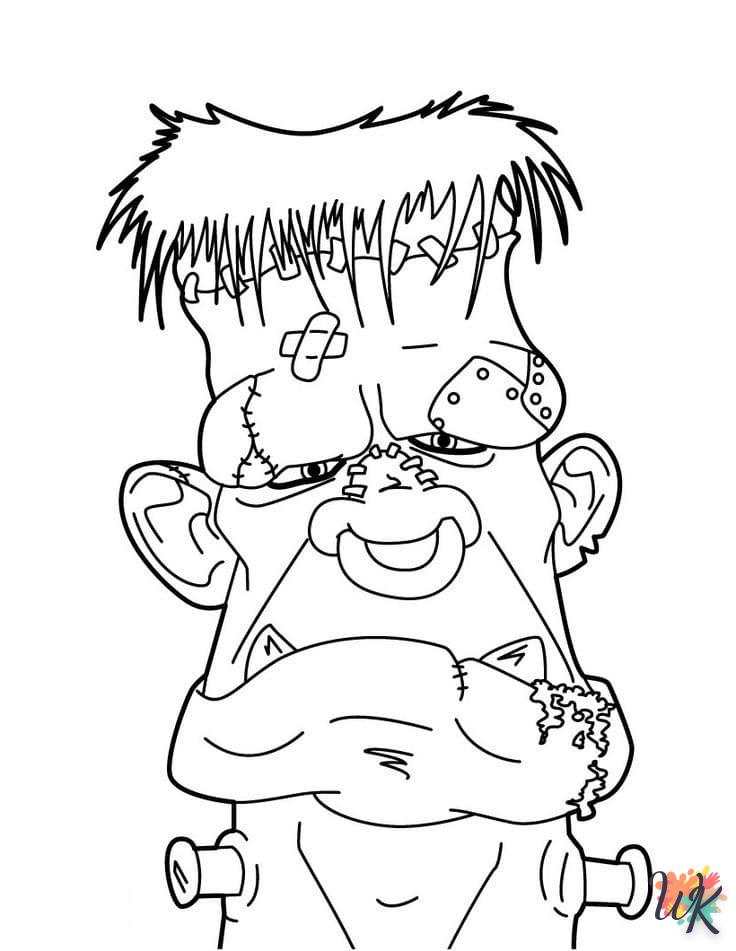 Dibujos para Colorear Frankenstein 42