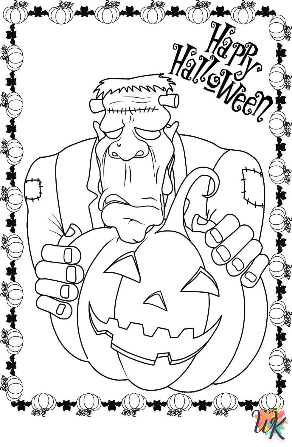 Dibujos para Colorear Frankenstein 44