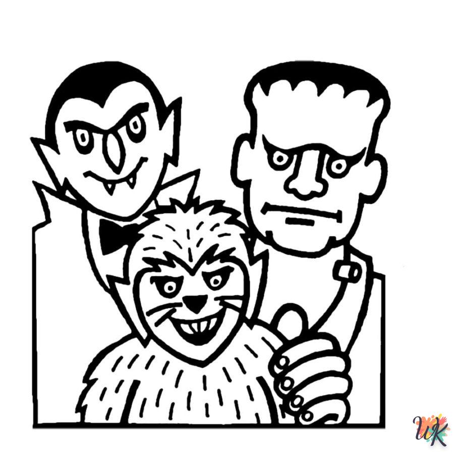 Dibujos para Colorear Frankenstein 5