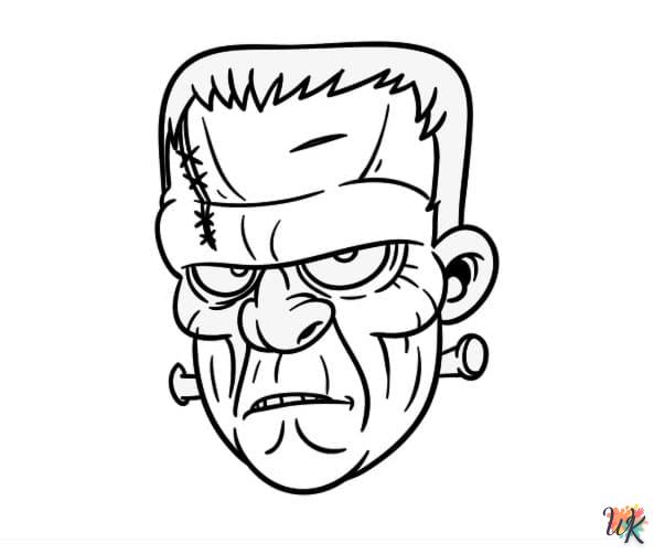 Dibujos para Colorear Frankenstein 55