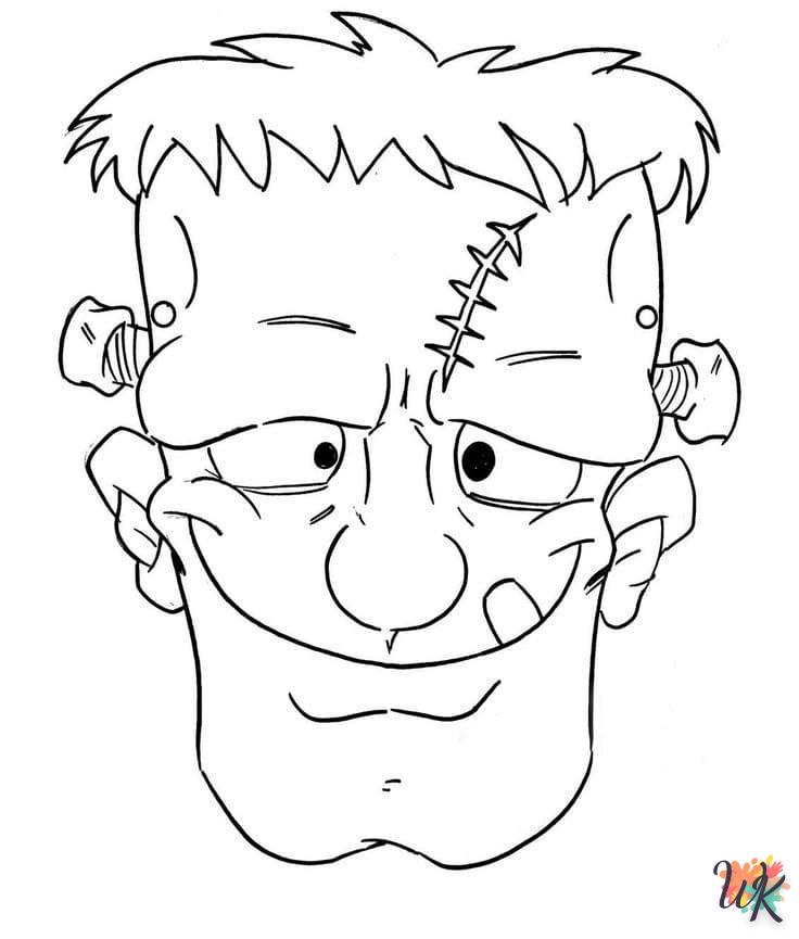 Dibujos para Colorear Frankenstein 57