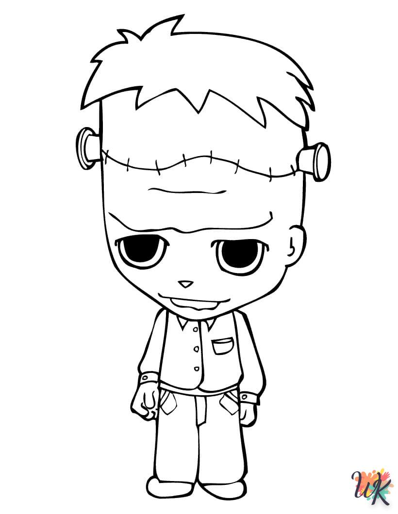 Dibujos para Colorear Frankenstein 60