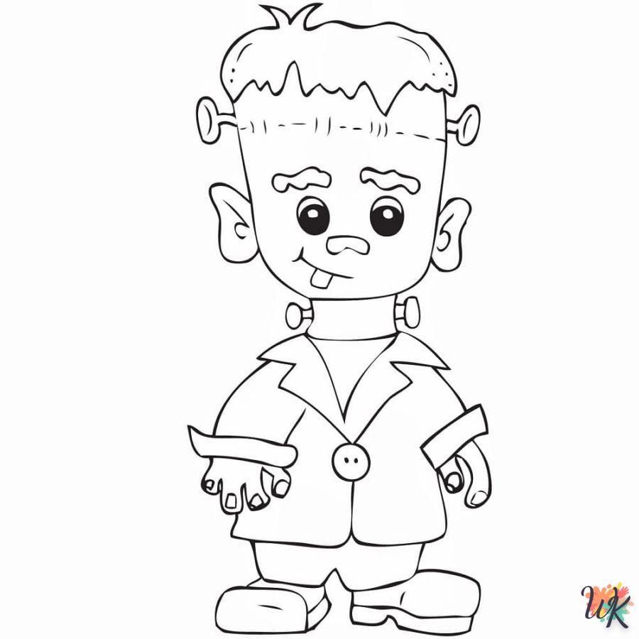 Dibujos para Colorear Frankenstein 73