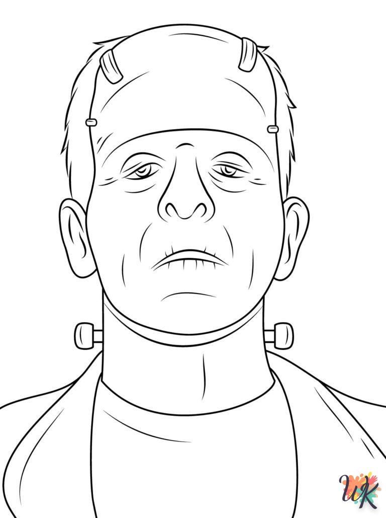 Dibujos para Colorear Frankenstein 78