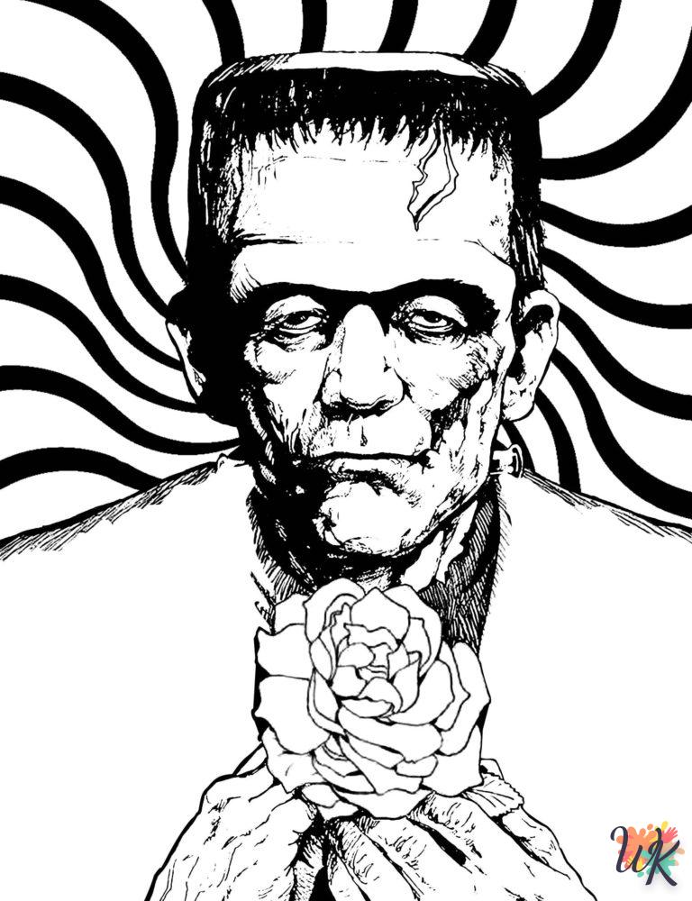 Dibujos para Colorear Frankenstein 86