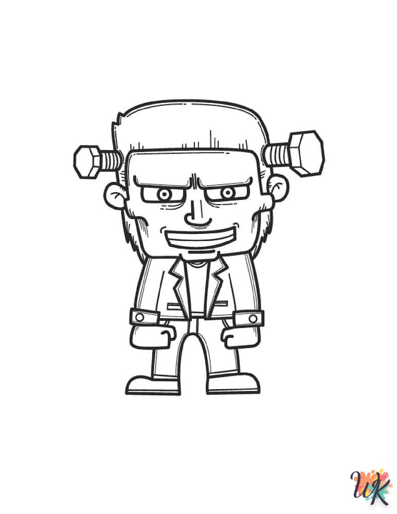 Dibujos para Colorear Frankenstein 89